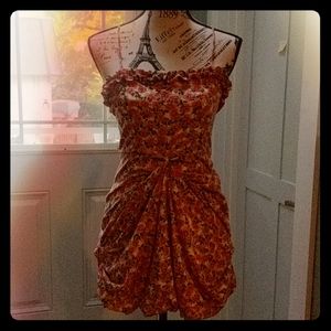 Adorable soft floral mini dress